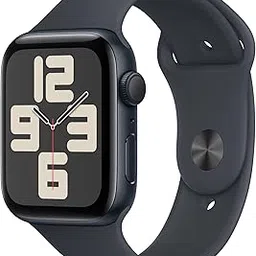 Apple Watch SE (2nd Gen, 2023) [GPS 44mm] Smartwatch with Midnight Aluminum Case with Midnight Sport Band. Fitness & Sleep Tracker, Crash Detection, Heart Rate Monitor, Retina Display-picture-28