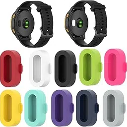 MOTONG Anti-Dust Plug for Garmin Forerunner 965, 10 Pics Silicone Charger Port Dust Plug Protector Anti-Dust Plugs Caps for Garmin Forerunner 265/265S/965/255/255S/955 / Fenix 7S/7X/7 image 1