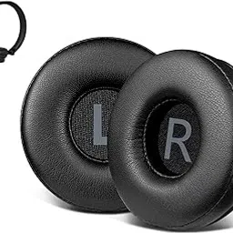 M.G.R.J® Headphone EarPads for Boat Rockerz 400, 430, 370, 900 On-Ear Headphones, Headphone Cushion with Soft Leather (Black)-picture-30