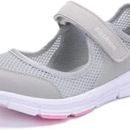 Women's Breathable Walking Shoes Lady Fashion Mary Jane Sneakers Adjustable Working Nurse Shoes Lightweight Flat Shoe-image-12