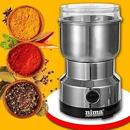 VRUTI ENTERPRISE Nima Portable Bean & Dry Food Grinder with Stainless Steel Blades Mini Spice, Coffee, and Masala Grinder for Beans, Nuts, and Grains Household Mixer Grinder-image-88