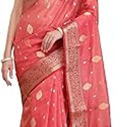 satrani Women'S Tabby Silk Banarasi Jacquard Saree With Unstitched Blouse Piece-picture-25