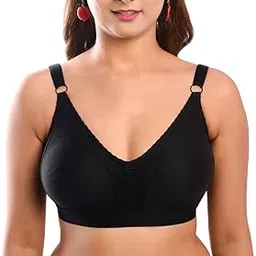 elina Women's Cotton Non Padded Non-Wired Full Coverage Bra-picture-43