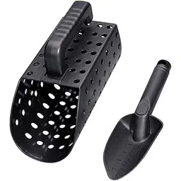 BESPORTBLE 1 Set Portable Sand Scoop Shovel Kit for Beach Treasure Hunting Lightweight and Detecting Tool Ergonomic Design for Easy Carrying and Use-picture-16