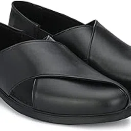 delize Mens Black Roman's Sandals-picture-37