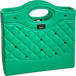 Beach Bag Handbag Waterproof Summer Holes Pouch Easy To Clean Beach Tote Bag Green | Womens Handbags & Bags-image-62