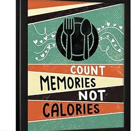 Chaka Chaundh - Restaurant Quotes Wall Framed Posters, Quotes Wall Frame for Kitchen & Dining Room, Food Quotes Frames for Home & Cafe, BAKERY AND COOKERY - (14 X 11 Inches)-image-0