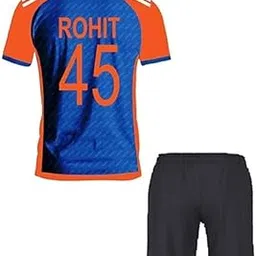 India Virat Kohli 18 T20 Cricket Jersey Tshirt with Shorts (Men,Kids,Boys)-image-10