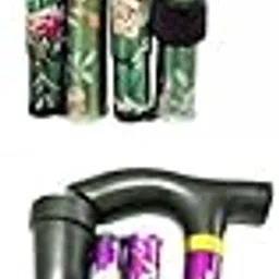 MERISHOPP® 2pcs Foldable Cane Adjustable 5-Section Hand Walking Stick Camping Poles | Sporting Goods | Outdoor Sports | Camping & Hiking | Hiking Gear | Walking & Trekking Sticks-image-28