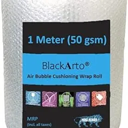 BlackArto Heavy-Duty 1 Meter Wide Air Bubble Wrap Roll Perfect For Shipping, Moving, And Storage Needs, Cushioning Material, Multipurpose Packing Needs (1mtr x 20 mtr, 50 Gsm Thickness)-picture-14