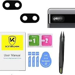 (Pack of 2) Kyrahh Back Rear Camera Glass Lens Replacement Spare Part for Mobile Phone (Google Pixel 6a)-image-82