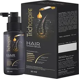Trichospire Hair Growth Serum – 30ml | Advanced Formula for Hair Regrowth, Thicker & Stronger Hair | Reduces Hair Fall | For Men & Women : Pack of 1-image-30