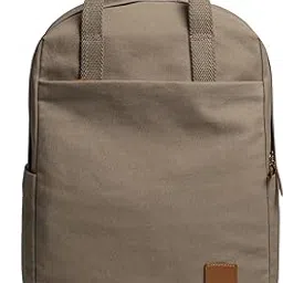 dailyobjects Field Daypack Casual backpack fits upto 14" inch laptop with Luggage Sleeve| Unisex Travel Backpack | Made of Durable Canvas Material | Zippered Compartments with Pockets-picture-27