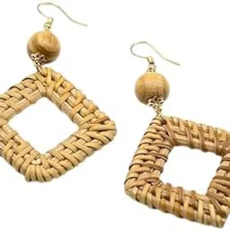 artklim Woven Hoop Earrings for women & Girls-picture-48