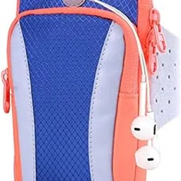 VIZCO Mens Cross Body Bag Lightweight Comfortable Breathable Absorb Sweat 5 Inch Mobile Phone Arm Band Bag Pouch Sport Running Case Armband Holder On Hand (Color : Hortel�)-picture-31