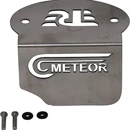 Ramanta Front Disc Brake Fluid Reservoir Cover Protector Compatible for Meteor 350/650 CC (Silver, 1 PC)-picture-27