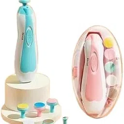 Baby Electric Nail Trimmer for Baby Nail Cutter for New Born Baby with 6 Grinding Heads Automatic Set Safe Nail Trimmer Kit for Kids Toddler Toes and Fingernails(Multicolor) Nil Exporttanza-P4633-picture-22