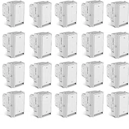 Goldmedal Air Aero 10 Ampere Push Button 2_way Switch, White - (Pack Of 20) image 1