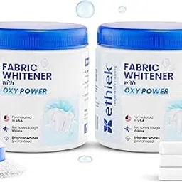 Ethiek Fabric Whitener 400 gm X2 (Pack of2)- Detergent Add-On Powder | Brighter Whites | Powerful Stain Remover | Removes Yellowness | Chlorine Bleach Free-picture-23