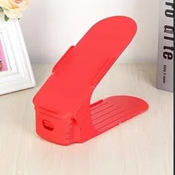 Thickened Adjustable Storage Shoe Rack- Unassembled(red) | Space-Saving Design | Adjustable Shelves | Durable Construction | Versatile Use-picture-33