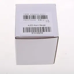 MILAAN 52Mm 2 4 Led Alarm Gauge Volt Oil Temp Chk Eng Indicator Black Chrome"-image-30