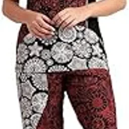 smilera Women’s Pyjama Set | Pure Cotton Top & Capri Set | Soft, Breathable, and Comfortable Nightwear for Women | Casual Sleepwear-picture-44