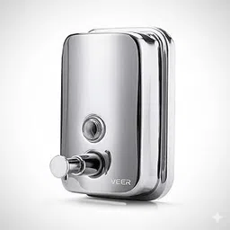 ABS Liquid Soap Dispenser Wall Mounted for Bathroom & Wash Basin | Handwash Bottle Holder, Shampoo & Sanitizer Dispenser for Kitchen, Toilet & Shower Use-Liquid Soap Dispenser (ABS) (Chrome)-image-84