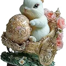 UJEAVETTE Easter Garden Stake Patio Stake Easter Bunny Stake for Backyard Fence Spring-picture-15