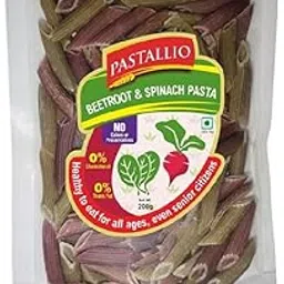 Pastallio Beetroot & Spinach Pasta made of Natural and Pure Beetroot powder and Spinach powder with Durum Wheat semolina (2 Packs of 200g)-picture-46
