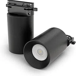 Harold Electricals Track Light 360 Degree Adjustable COB Spotlight for Indoor Lighting - Black Body (10 Watt, Warm White Light)(Metal)-picture-22