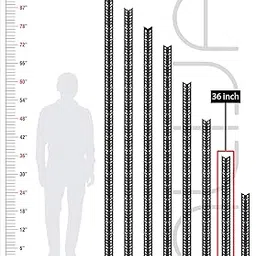 ALIJA® Slotted Angle Black Colour (Powder Coating) (2 PC, 36 INCH)-picture-42