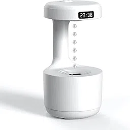 Drumtone (𝐒𝐩𝐞𝐜𝐢𝐚𝐥 𝐰𝐢𝐭𝐡 𝟓 𝐘𝐞𝐚𝐫𝐬 𝐖𝐚𝐫𝐫𝐚𝐧𝐭𝐲) Antigravity Water Drop LED Humidifier – Silent Cool Mist Air Purifier for Bedroom, Home & Office-image-4