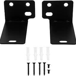 HEALLILY 1 Set Wall Speaker Rack Compatible for Soundtouch 300 Soundbar 500 Soundbar 700 Useful Electronics, Black, 8.8x6.1cm (Adjustable)-picture-34