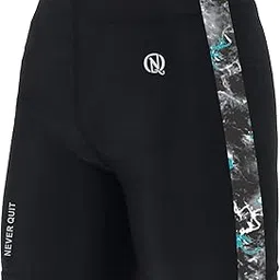 Women�s Swim Shorts- Athletic Compression Shorts Ladies Board Shorts (Medium, Blue)-image-97