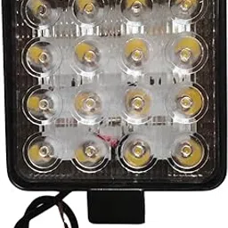 DAZZLED 16 LED Fog Lamp, 110mmX110mm, 24V, Water and Dust Resistant, Universal Fit for Commercial Vehicles and Trucks, Clear Bright Light (WHITE)-picture-44