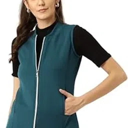 brinns Women's Solid Fleece Tailored Jacket-picture-14