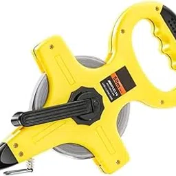 Istara Open Reel Fiberglass Tape Measure Tape Roll Professional Measurement Tool Open Reel Measuring Tape for Sports Field, Outdoor, Engineer,Track, Durable Dual-Sided Measuring Reel (30 Meter)-picture-11