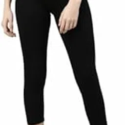 kryptic Women Solid Cotton Stretch mid Rise 3/4th Calf Length westernwear Legging-picture-11