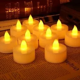 24 Pcs LED Tea Light Candles – Flameless & Smokeless Battery-Operated Candles for Home, Wedding, and Festival Decorations-image-47