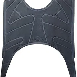 Autoxygen Anti skid Scooter/Scooty Foot Mat Rubber Floor Mat Accessories for Hero Maestro (Black)-picture-11