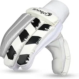 Snaga School 2.0 Cricket Batting Gloves, Padded Protection, Black (Black, Boy)-image-4