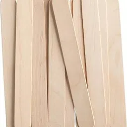 [100 Count] Jumbo 6 Inch Wooden Multi-Purpose Popsicle Sticks ,Craft, ICES, Ice Cream, Wax, Waxing, Tongue Depressor Wood Sticks-image-22