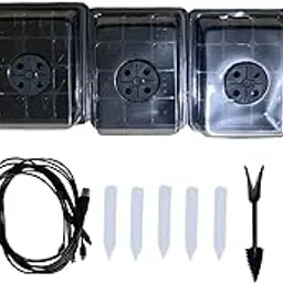 bnf® 5X Seed Starter Tray Germination Trays Greenhouse Grow Trays with Light Base | Yard Garden & Outdoor Living | Gardening Supplies | Hydroponics & Seed Starting | Hydroponic Systems-picture-16