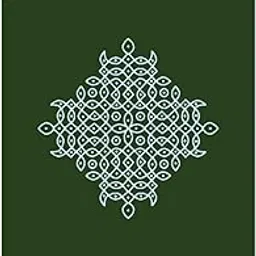 Muggu Backdrop with Up and Down Borders (Green) - M 9 - Wedding Backdrop Cloth for All Festivals - House Hold Functions - Haldi Function (5 * 8 Ft)-picture-62