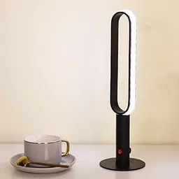 Roslen Smart Wireless Indoor Rechargeable Nightlights USB Charging Port for Bedroom, Table Metal Lamp-Black Led Desk Lamp with Wireless Light, LED Desk Lamp for Home, Bedroom, Bedside (Black)-picture-63