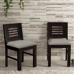 MAHIMA ART & CRAFT Wood Solid Sheesham Wood Dining Chairs Set of 2 | Solid Wood Dining Chairs | Wooden Study Chairs Set of 2 for Study Room | Wooden Chairs Set of 2 | Walnut Finish-picture-13