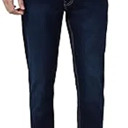 peter england Men's Slim Tapered Jeans | Denim Mid Wash | Casual Wear | Modern Fit-picture-10