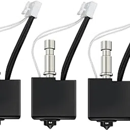 Sahvaim 3 Packs Hardened Steel Extruder Hotend kit for Anycubic Kobra S1/Combo/ACE Pro 0.2MM 0.4MM 0.6MM Print Head Hot End Heater Block Heating Rod Thermistor Nozzle for Anycubic Kobra S1 3D Printer-picture-10