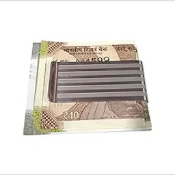 DLCCREATION Money Clip in Stainless Steel with Self Engraved Design Front Pocket Minimalist Slim Credit Card Holder, Small Cash Clip Size :3" x 1.25"(76mm x 30mm)-picture-48