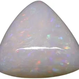 radheyma Gems 22.25 Ratti*21.75 Carat Tringle Safe Natural Opal Stone Lab Certified Gemstone White Astrological Australian Opal Loose Gemstone For Man Or Women-picture-36